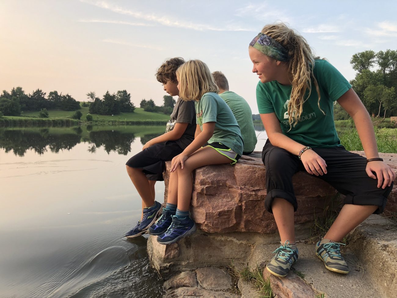 Split Rock Kids Sunset