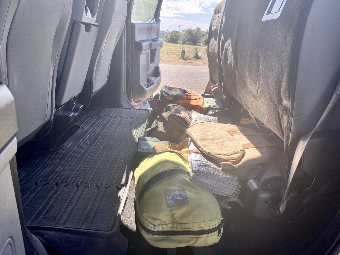F250 Under Back Seat Storage
