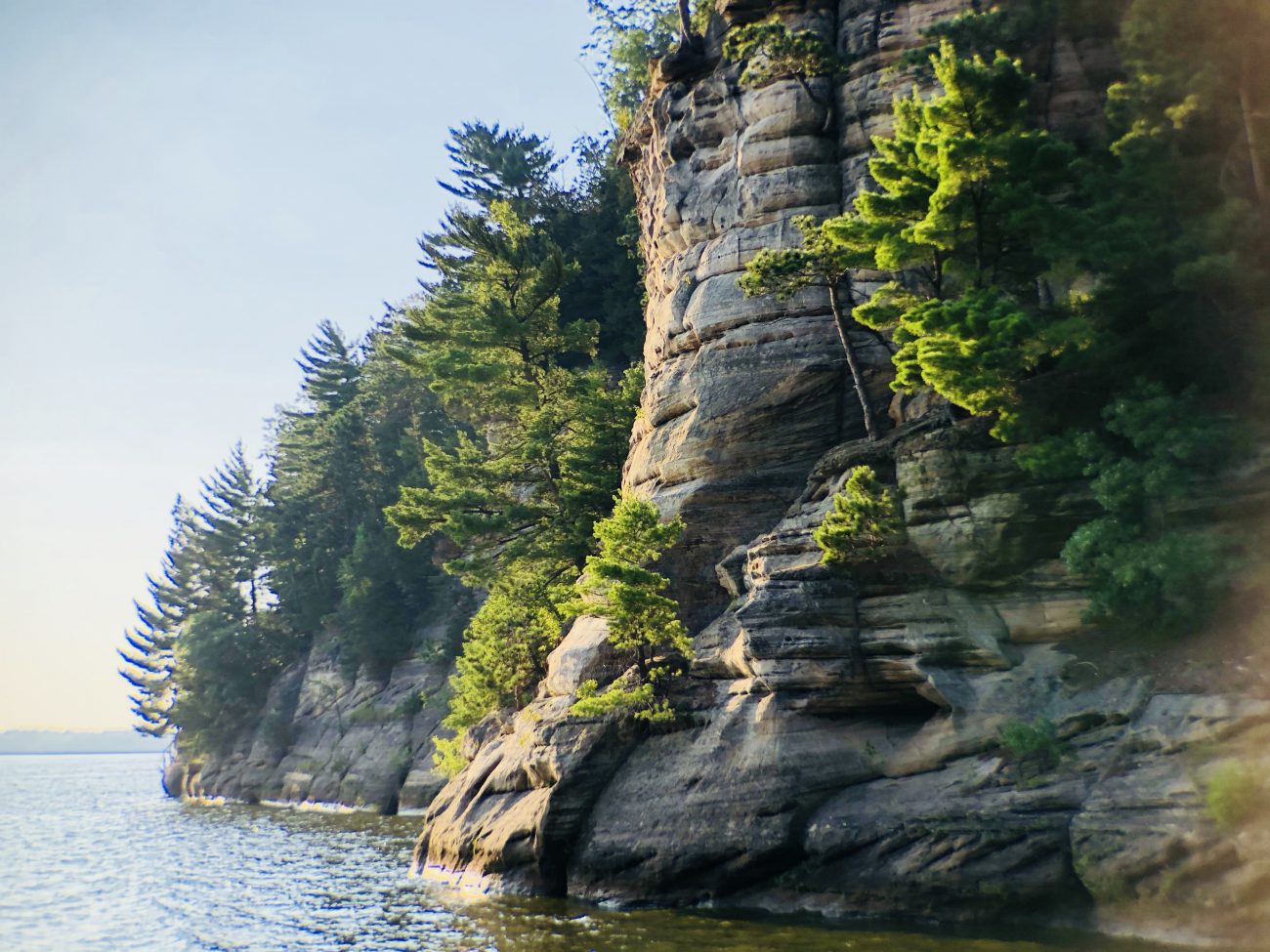 Wisconsin Dells Boat Rocks Sunset