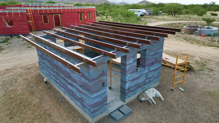 Lavacrete Lodge Metal Roof Frame A