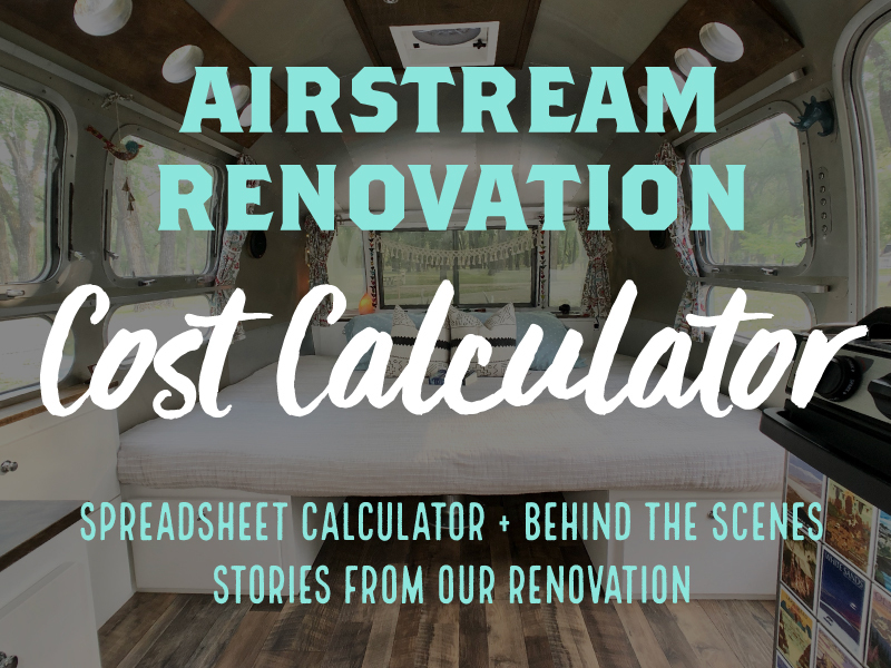 Airstream Renovation Cost Calculator