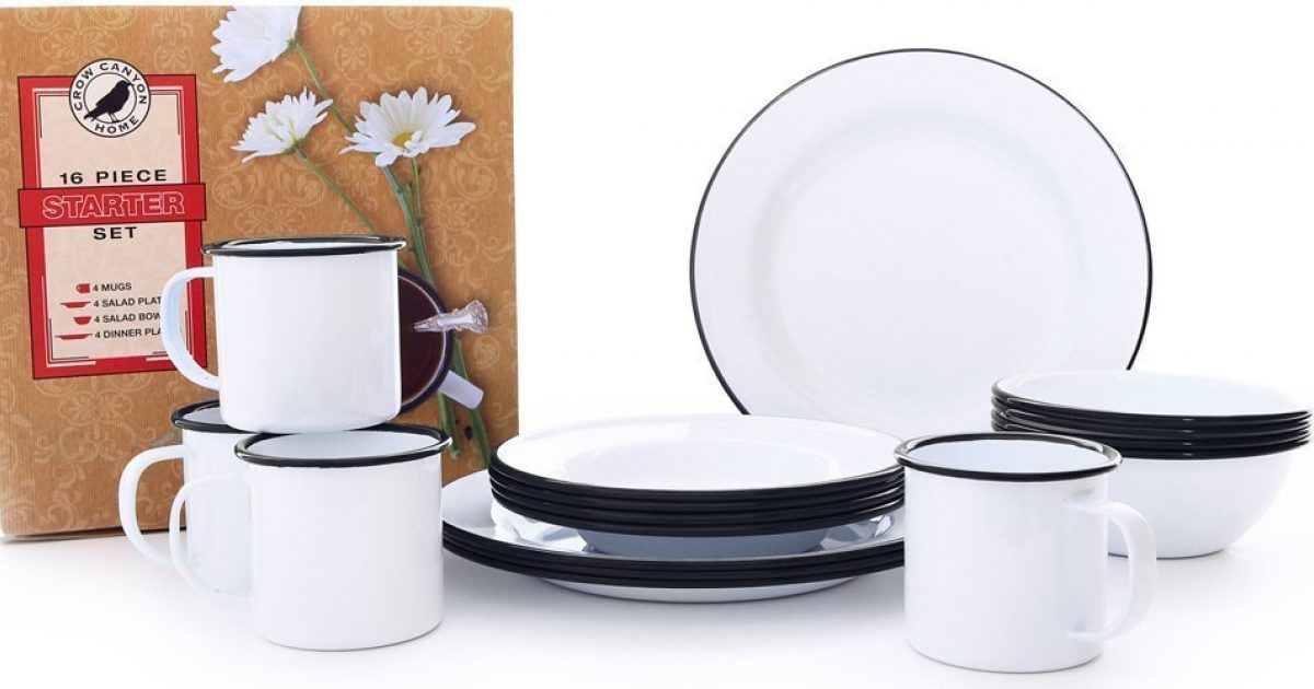Enamel Dinnerware Set Tiny Shiny Shop Tiny Shiny Home
