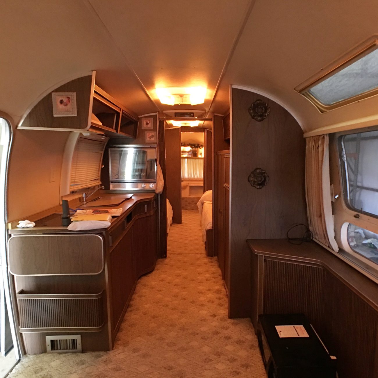 Airstream before renovation