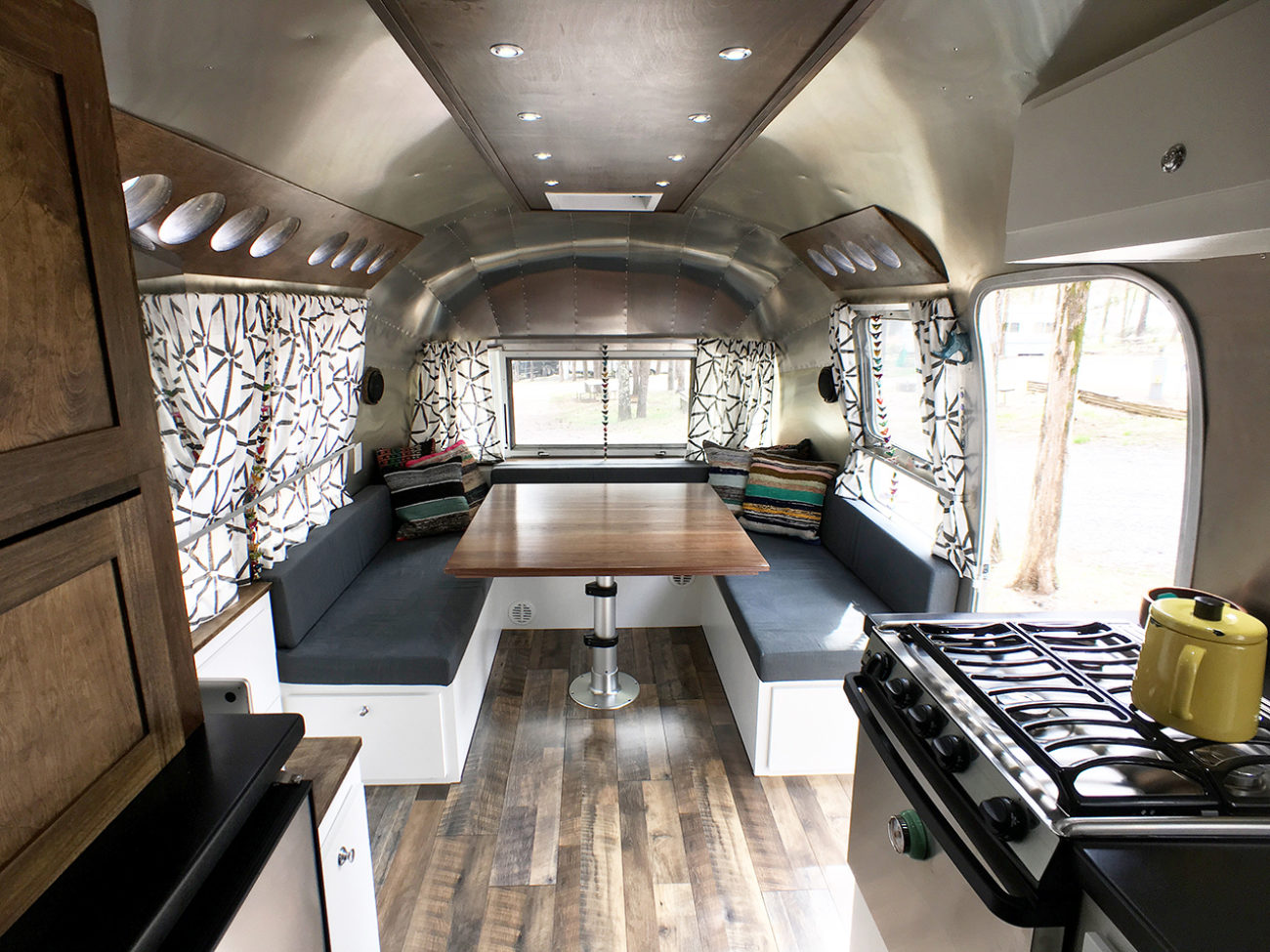 Renovated Airstream Dinette