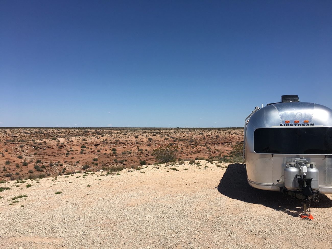 Roswell Empty Airstream