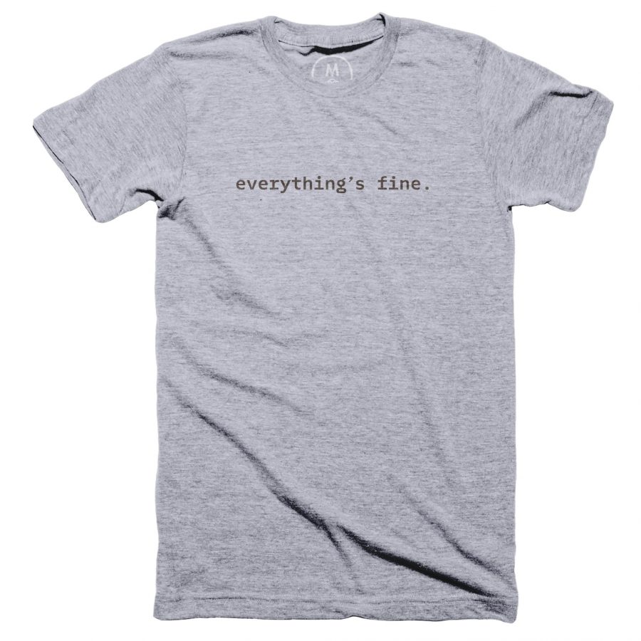 Everythings fine typewriter light