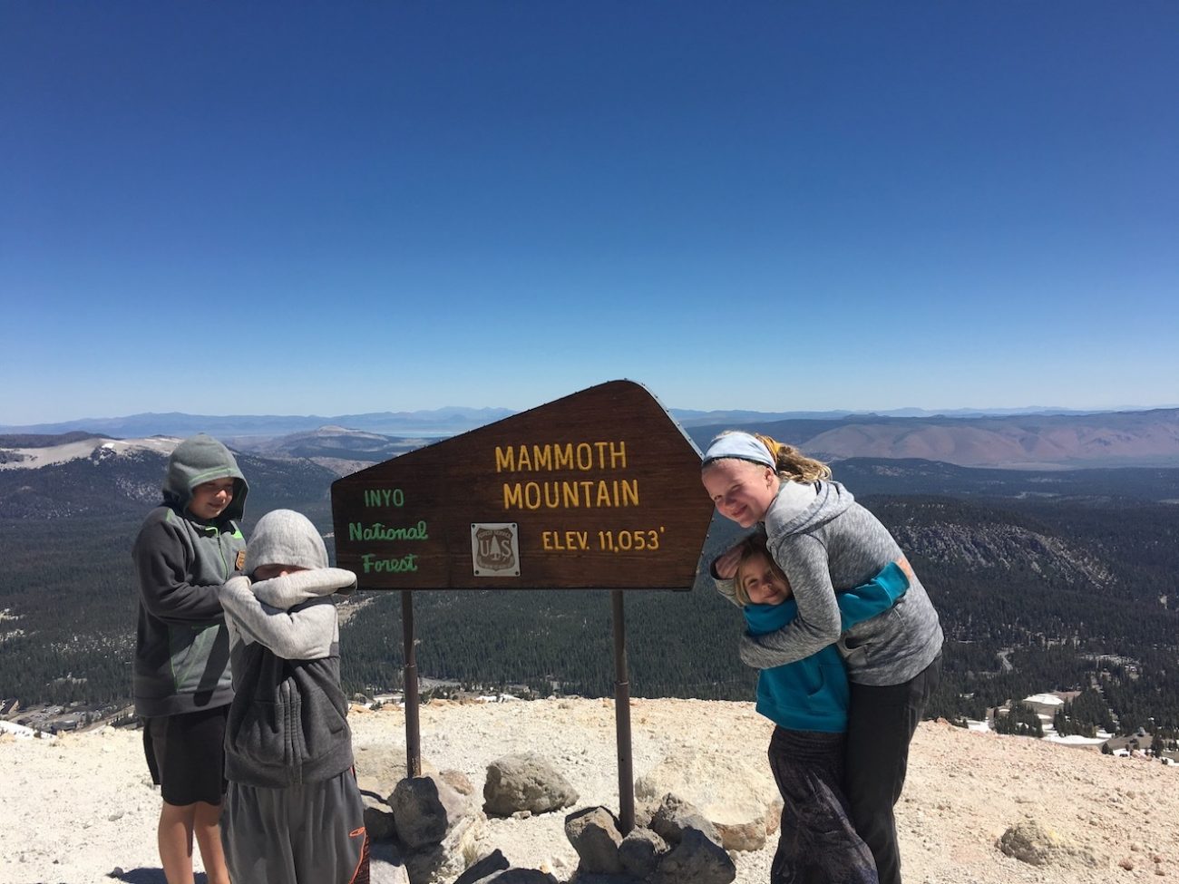 top of mammoth